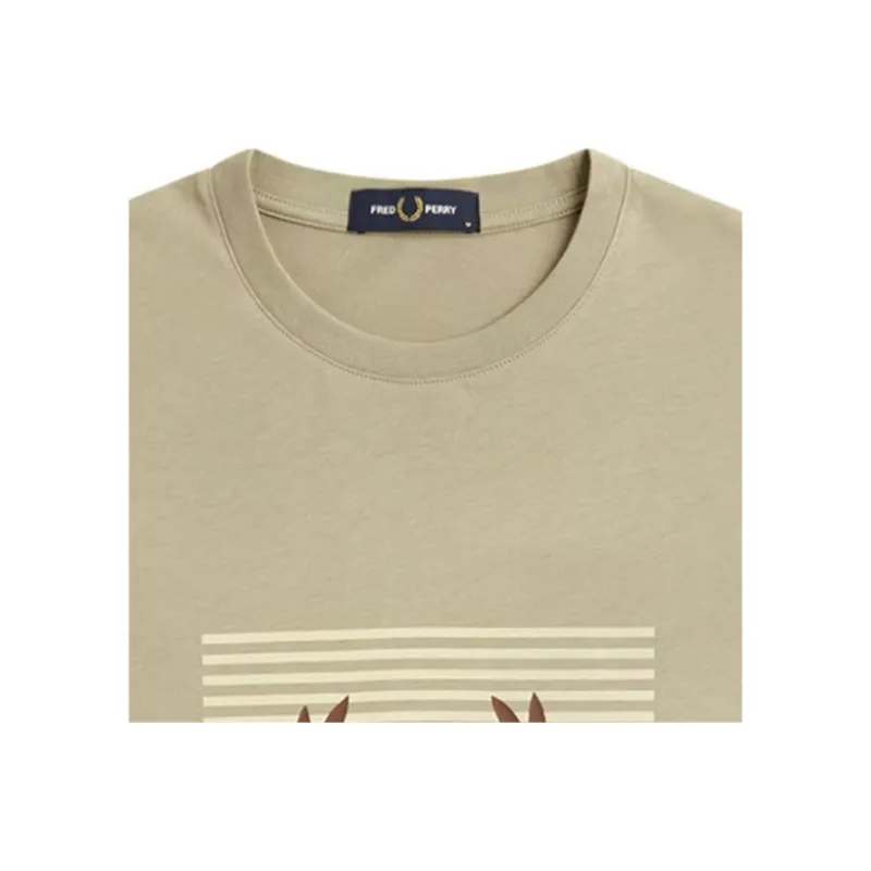 FRED PERRY SS25 T Shirt Men's Green GRL-3