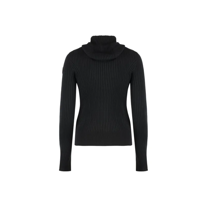 Moncler Logo Patch Knitted Hoodie-1