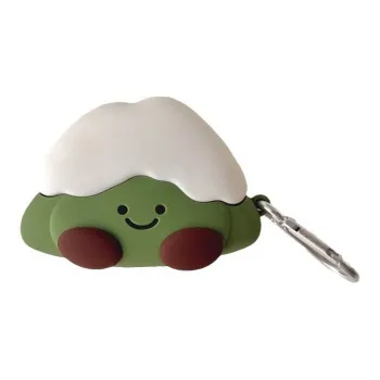 CHRROTA Compatibility With Apple AirPods 4 Silicone Cartoon Matcha Snow Mountains Headphone Cases