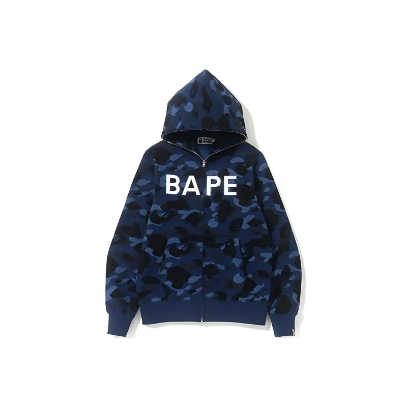 A BATHING APE Color Camo Pullover Hoodie-0