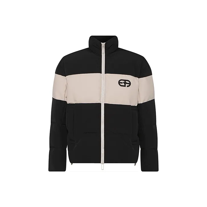 EMPORIO ARMANI Logo embossed Puffer Jacket-0