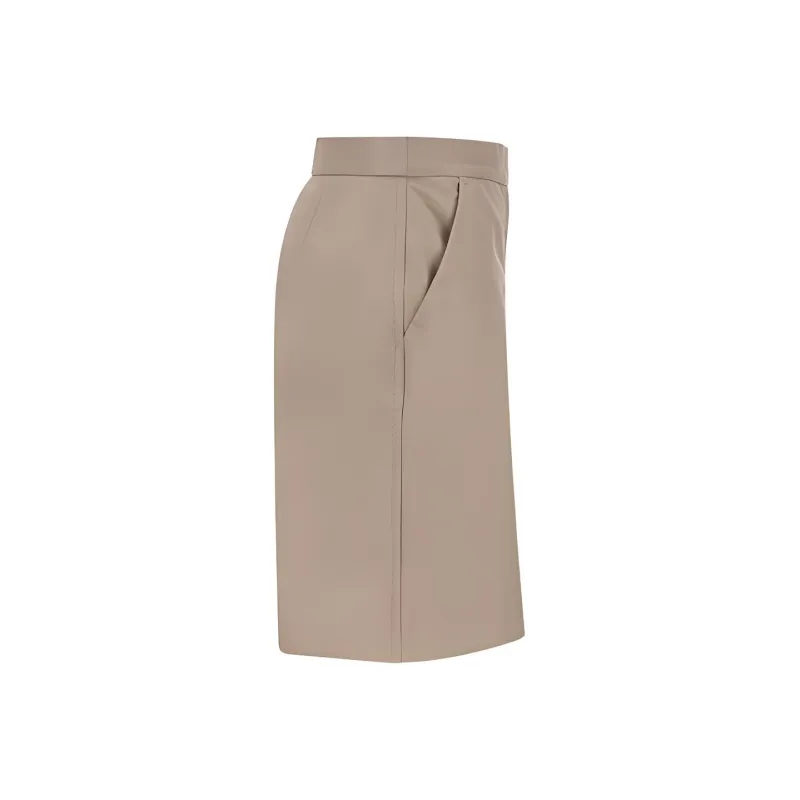 MaxMara Lacuna Leather Shorts-2