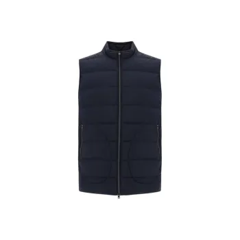 HERNO Mock Neck Zipped Padded Gilet