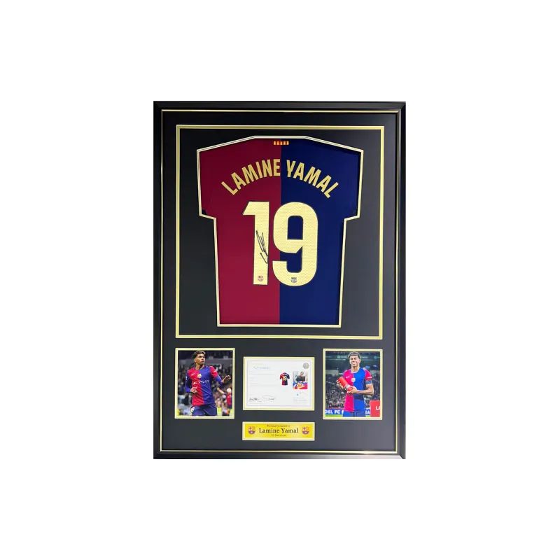Huayitaojin Jersey Collector's Edition, Classic Officially Signed Company Certificate, Framed 75x105cm Unisex-0