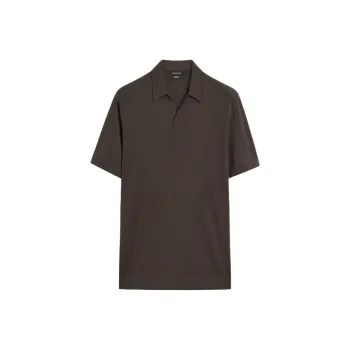 Massimo Dutti Polo Shirt Men's Brown