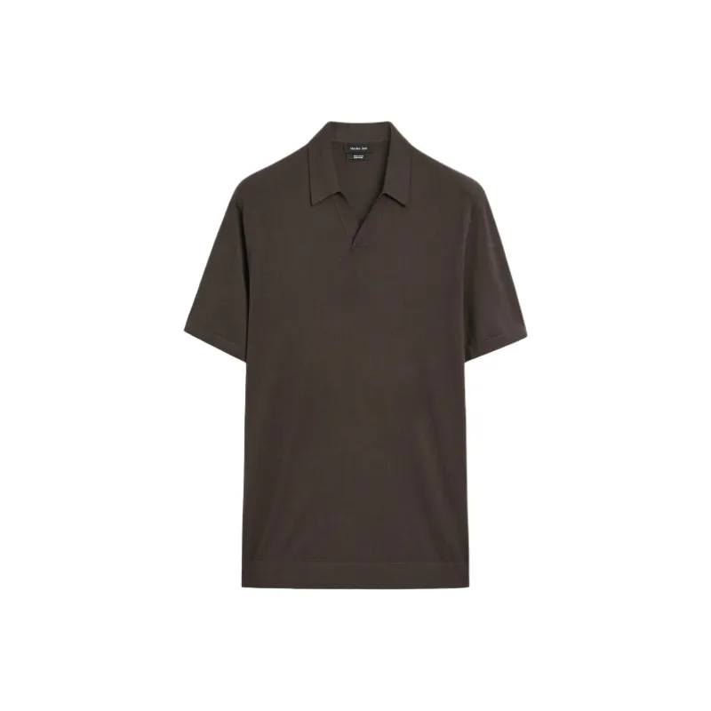 Massimo Dutti Polo Shirt Men's Brown-0