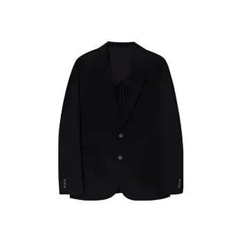 Hush Puppies Business Suit Men's Black