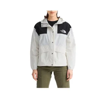 THE NORTH FACE Outdoor Hiking Waterproof And Windproof Windbreaker Jacket Unisex Ecru