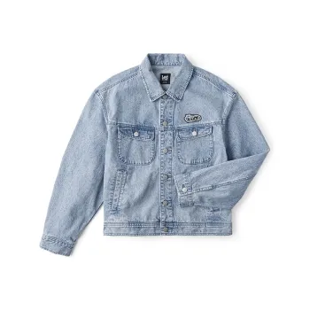 Lee Xline Denim Jackets Unisex Light Blue