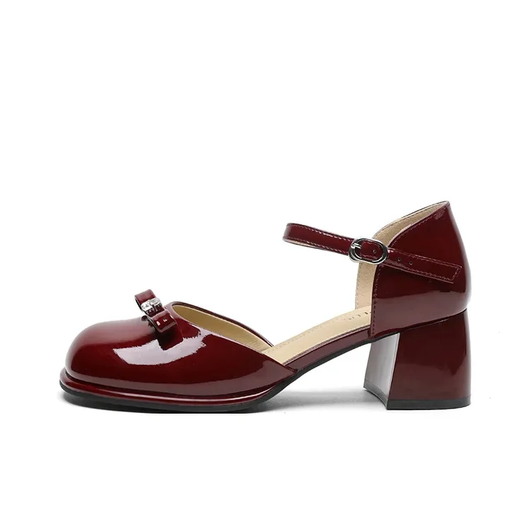 FIVE PLUS Chunky Heel High Heels Women's-7
