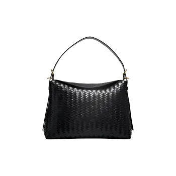 Other Stories Cow Leather Tote Bag Shopping Bag Shoulder Bags Large Size Women's Black