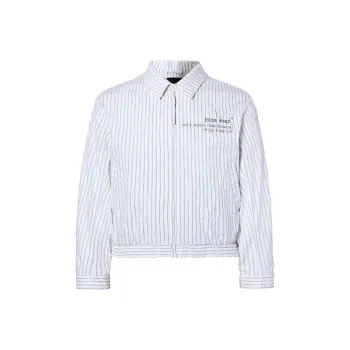 ROCAWEAR Jackets & Coats Unisex White Blue Stripes