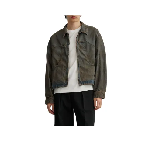 PUBLIC TOKYO SS25 Denim Jacket Men's Multicolor