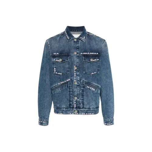 ISABEL MARANT Jango Embroidered detail Denim Jacket