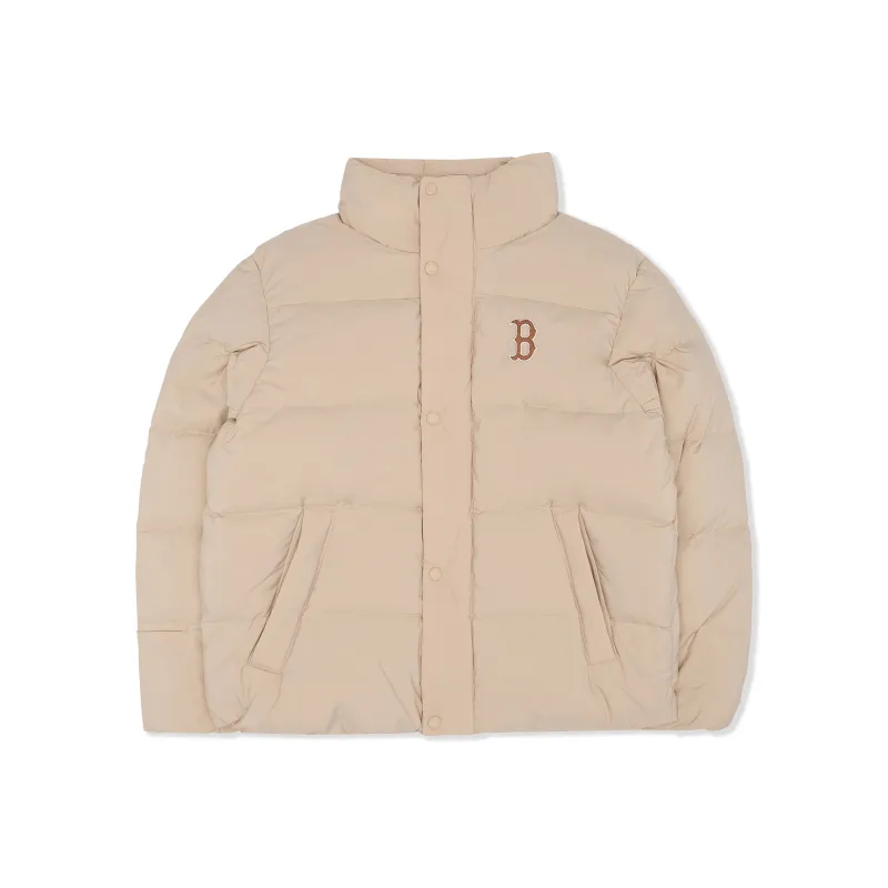 MLB New York Yankees Down Jacket Unisex Beige Yellow-0