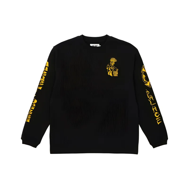 PALACE Sweatshirts Unisex Black-1