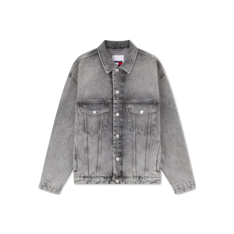 Tommy Hilfiger Denim Jacket Men's Dark Gray-0
