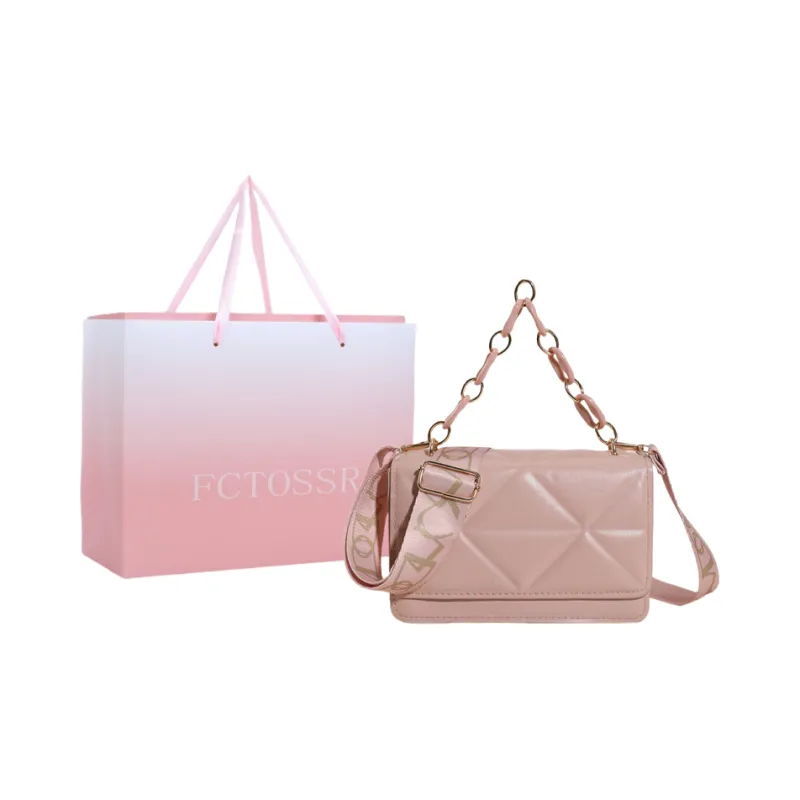 FCTOSSR PU One Shoulder Handbag Crossbody Bag Women's Black/White/Pink/Brown/Green/Fuchsia-14