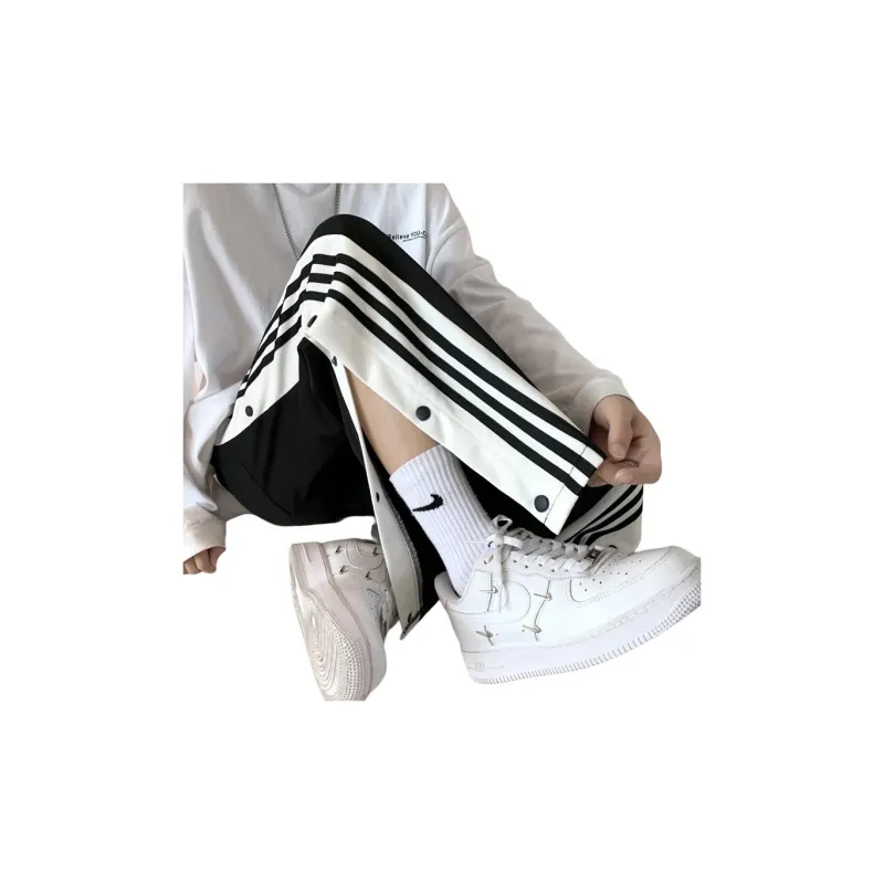 PAINT STAIN Casual Pants Unisex Classic Black-8