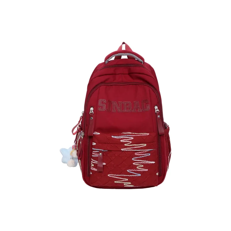 OUZIHUANG Nylon Backpack Unisex Multicolor-10