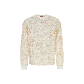 DIESEL T Shirt Men's Beige Yellow