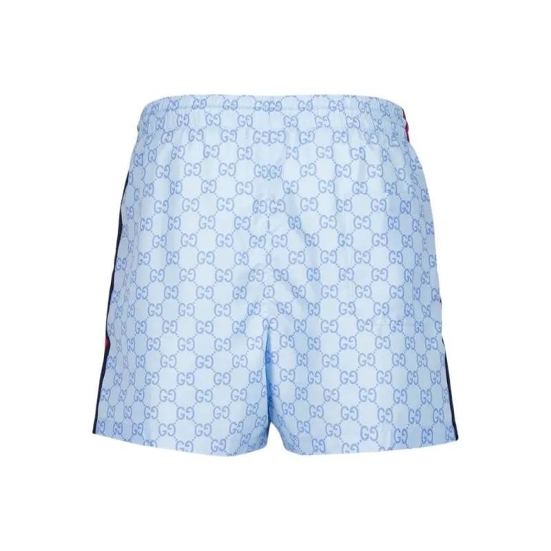 GUCCI Swimming Shorts Men's Light Blue-1