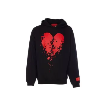 Vision Of Super Heart print Hoodie