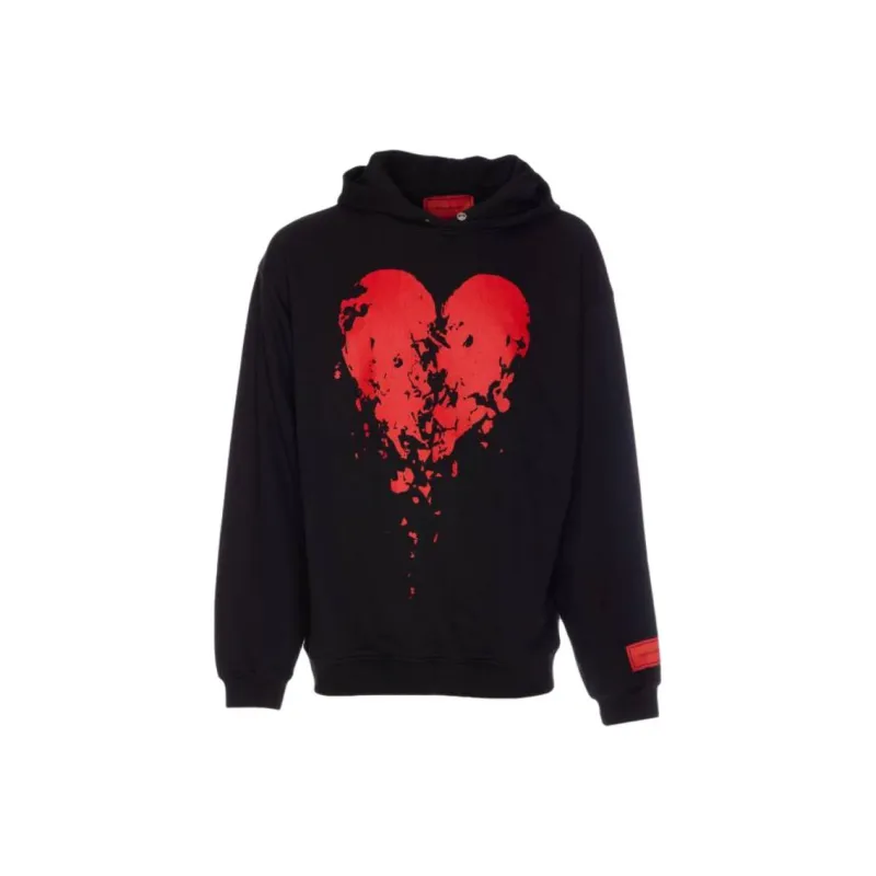Vision Of Super Heart print Hoodie-0