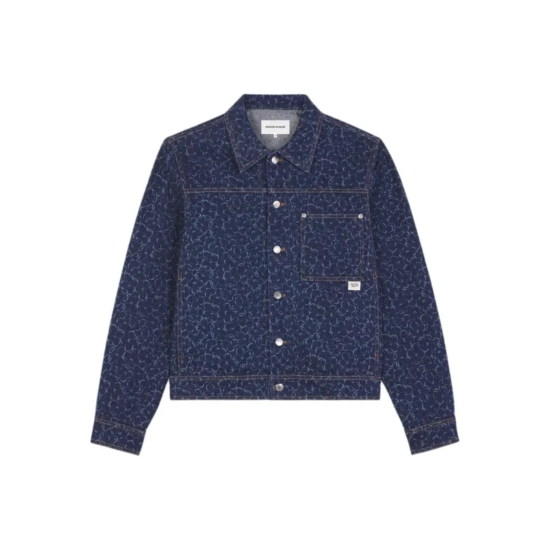 Maison Kitsune Buttoned Denim Jacket-0