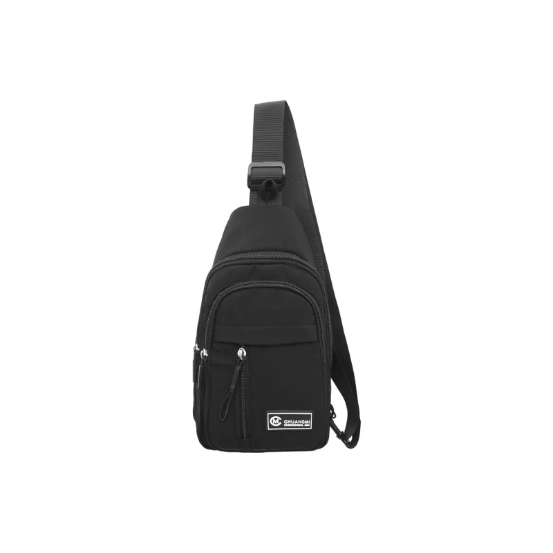 Single Warehouse Nylon Sling Bag Regular Unisex Ecru/Black/Khaki/Green-6