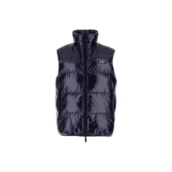 DSQUARED 2 Logo Patch Zipped Padded Gilet