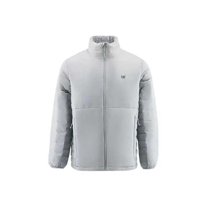 CAT FW22 Solid Color Stand Collar Fitted Cropped Down Jacket Unisex-15