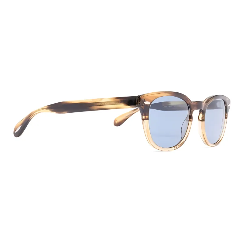 Oliver Peoples Sheldrake Round Frame Sunglasses-2