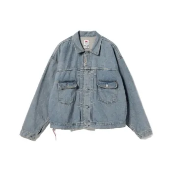 Beams Denim Jackets Men Indigo