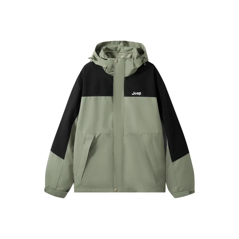 Jeep Waterproof, Windproof, Thermal, Water Repellent Windbreaker Jacket Unisex-2