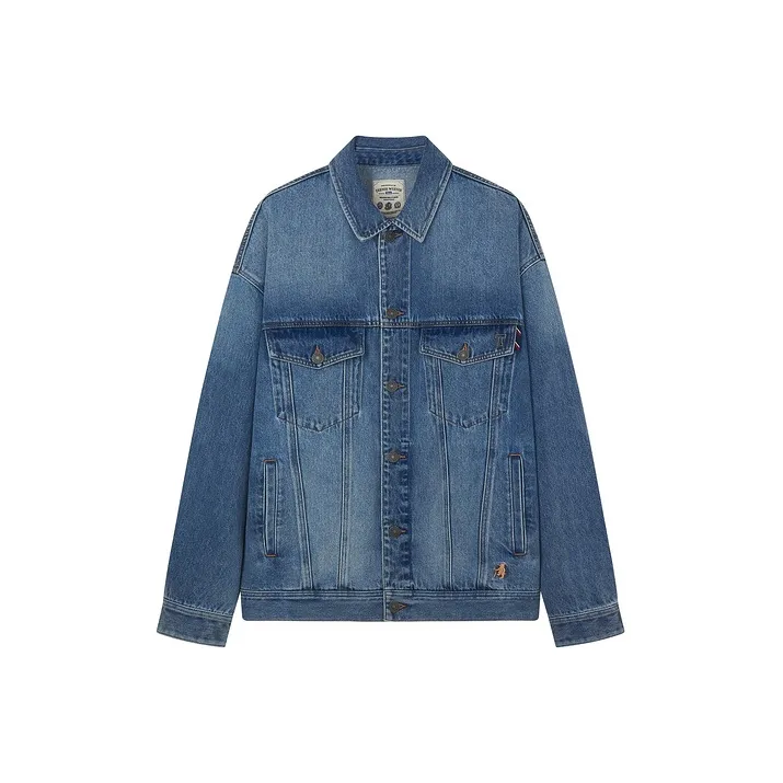 Teenie Weenie Men Denim Series Denim Jacket Spring Unisex Denim-0