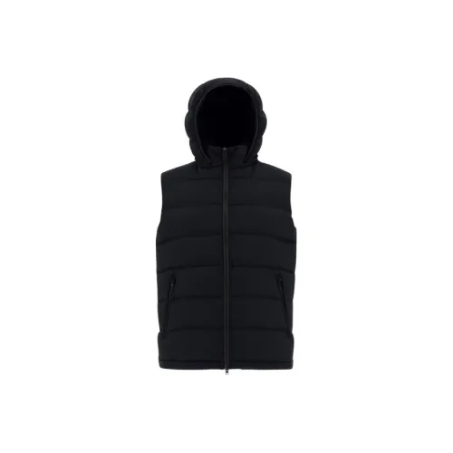 HERNO Super Matt Waistcoat Vest Men's Black