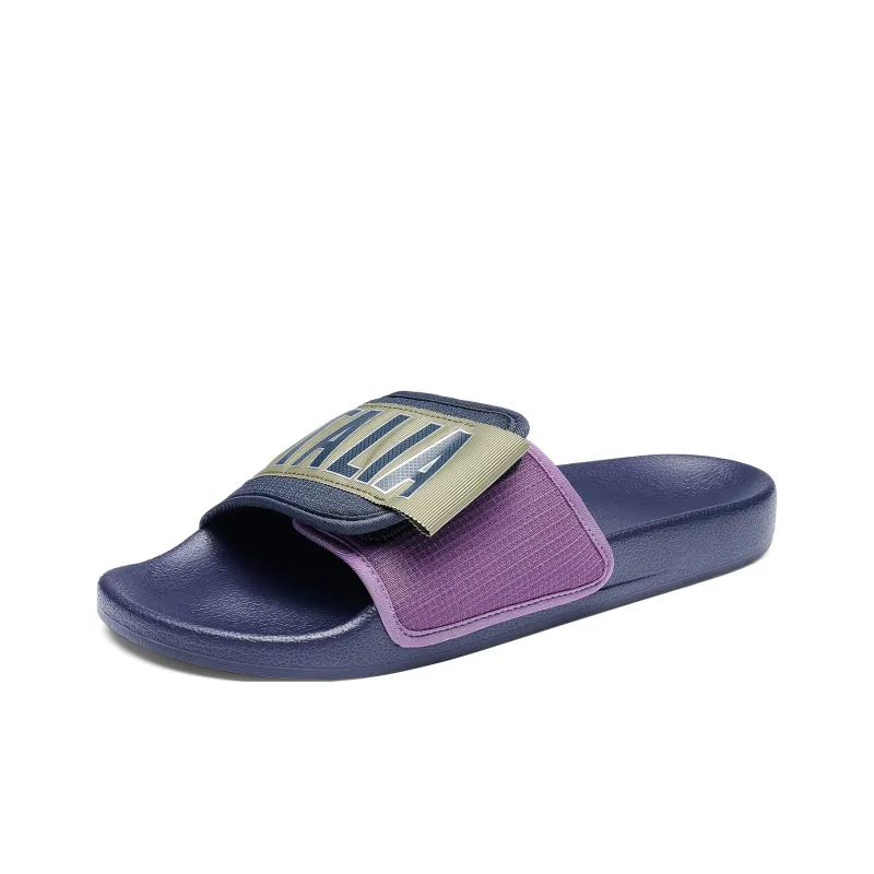 Kappa Quiet Slip Resistant Abrasion Resistant Slide Slippers Unisex Purple-2