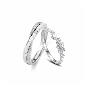 Modern Miracle 999 Fine Silver Rings Unisex