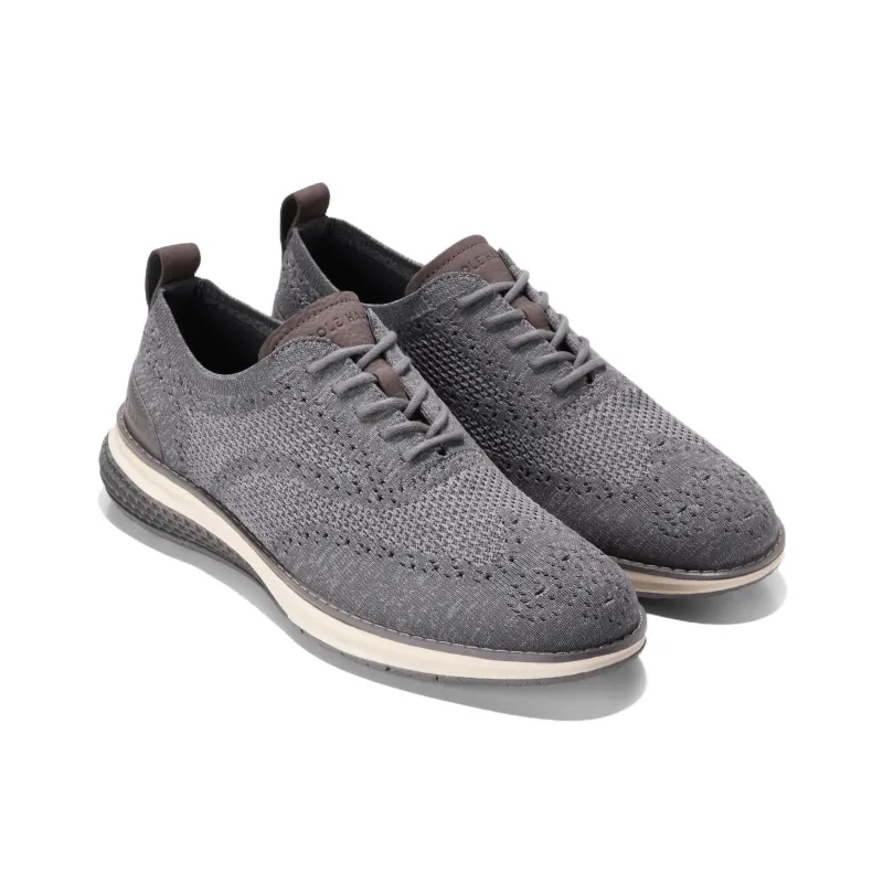 COLE HAAN Cushioning, Slip Resistant, And Breathable Low Top Casual Shoes Men's Gray-1