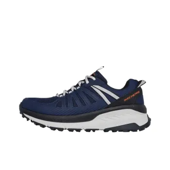 Skechers Switch Back Low Top Hiking Shoes Men's Marine Blue