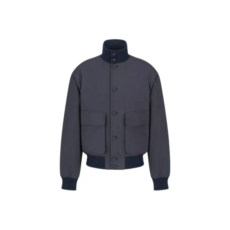 DIOR Buttoned High Neck Jacket-0