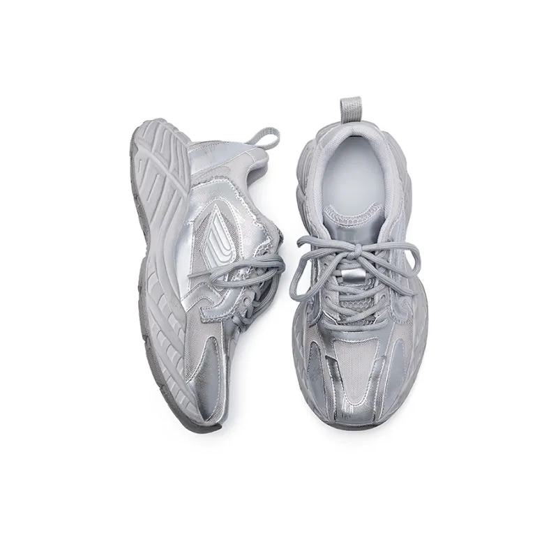 BURGELY Breathable And Lightweight Low Top Chunky Sneakers Women's-16