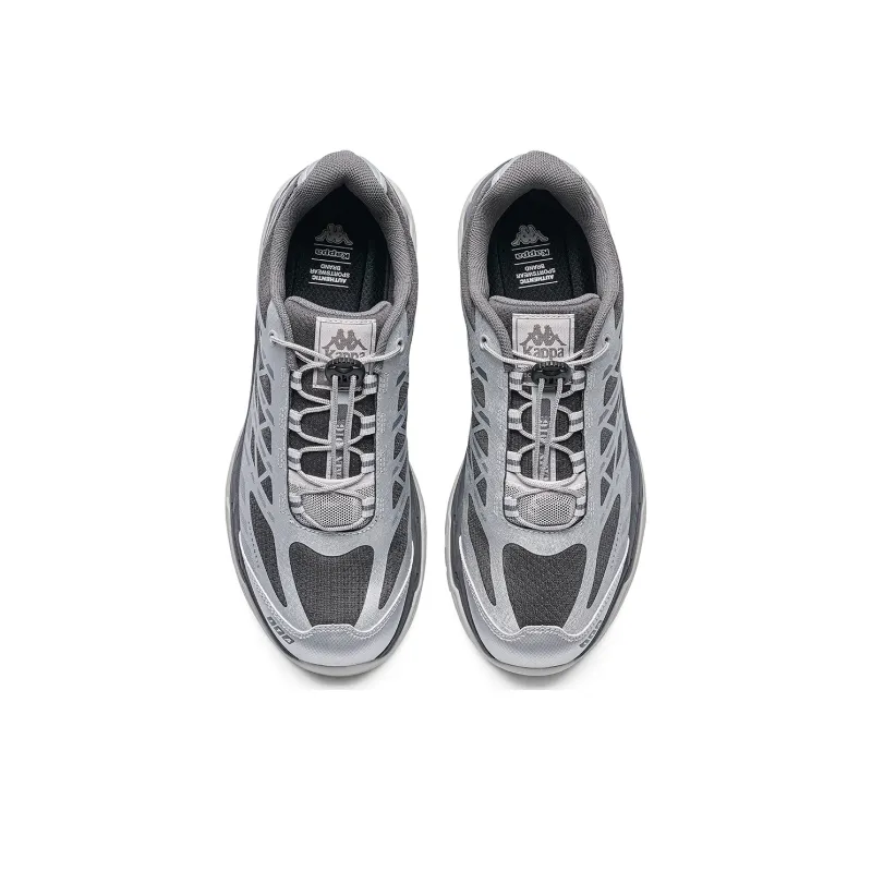 Kappa Anti Slip Wear Resistant Low Top Running Shoes Men's Cool Gray-3