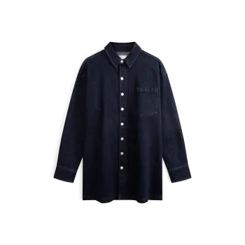 CALVIN KLEIN Denim Jacket Men's Denim Dark Blue