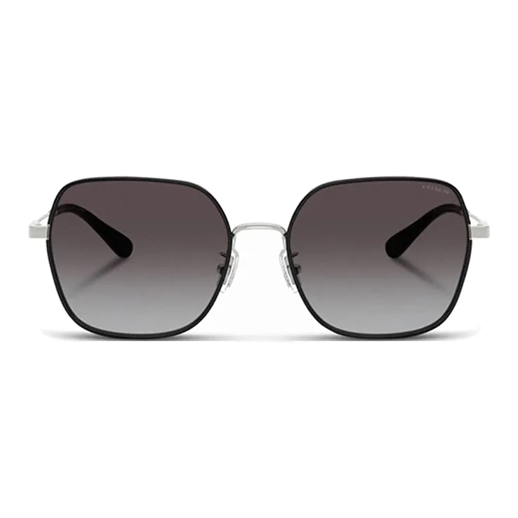 COACH Irregular Shape Sunglasses Women's Rose Gold-4