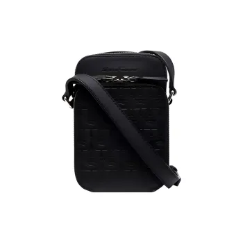 FERRAGAMO Calfskin Travel Bag Unisex Black