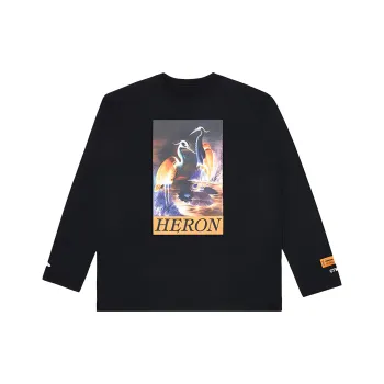 HERON PRESTON T-Shirts Unisex Black