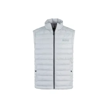 HUGO BOSS Logo flocked Quilted Gilet