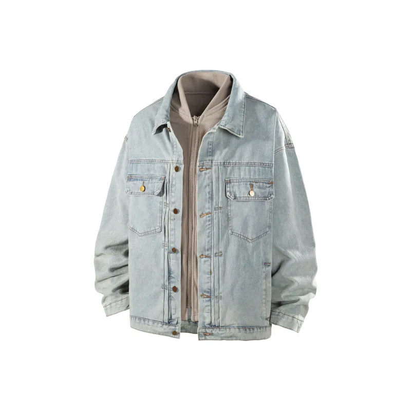 MERRTO Denim Jackets Unisex-44